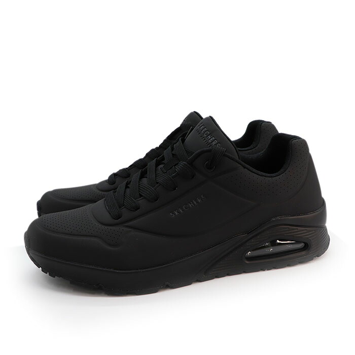 SKECHERS スケッチャーズ  メンズ 心地よい スニーカー シューズ  ウノ 照明ランプ オン 大気圏 52458-BBK 黒いこと