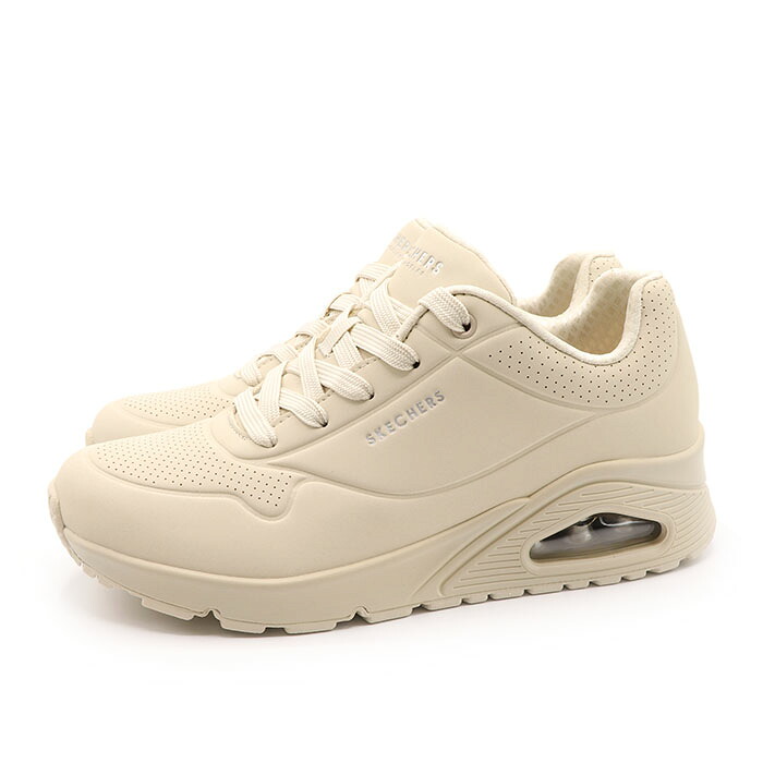 SKECHERS スケッチャーズ  レディース 心地よい スニーカー シューズ  ウノ 照明ランプ オン 大気圏 73690-OWHT 白いこと