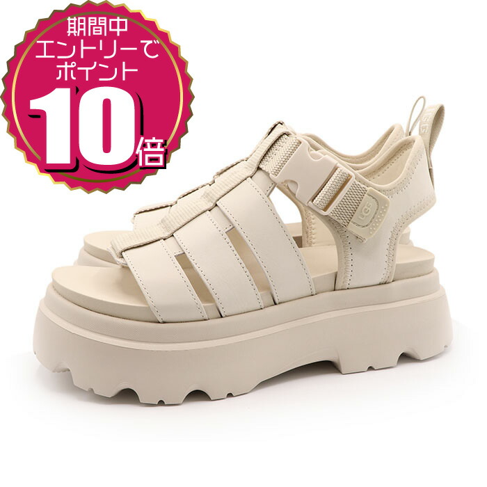 【要エントリーでポイント10倍 7/19 20:00～7/26 01:59】【割引クーポン利用もOK】 特価★ UGG アグ レディース アウトドア ビーチ プール カジュアル 厚底 サンダル コウラ 1152698-JSM ジャスミン｜シューズショップチャップリン