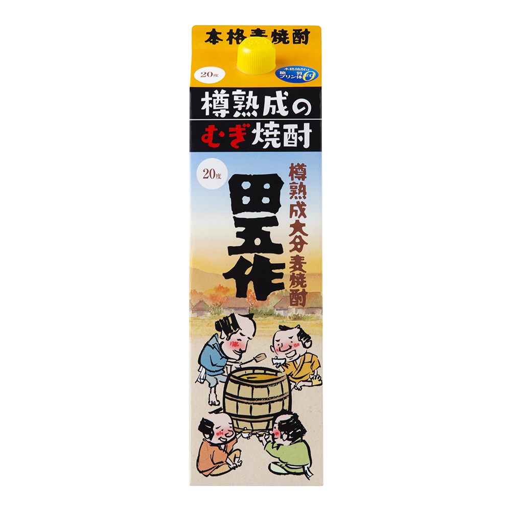 男女兼用 お酒 焼酎 ギフト 老松酒造 大分麦焼酎 樽熟成 田五作 パック 20° 1800ml qdtek.vn