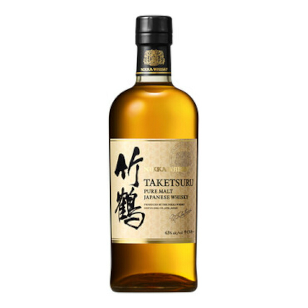 お酒 ギフト ウイスキー ジャパニーズ ニッカ 竹鶴 ピュアモルト 43° 700ml ≪ 箱無し ≫