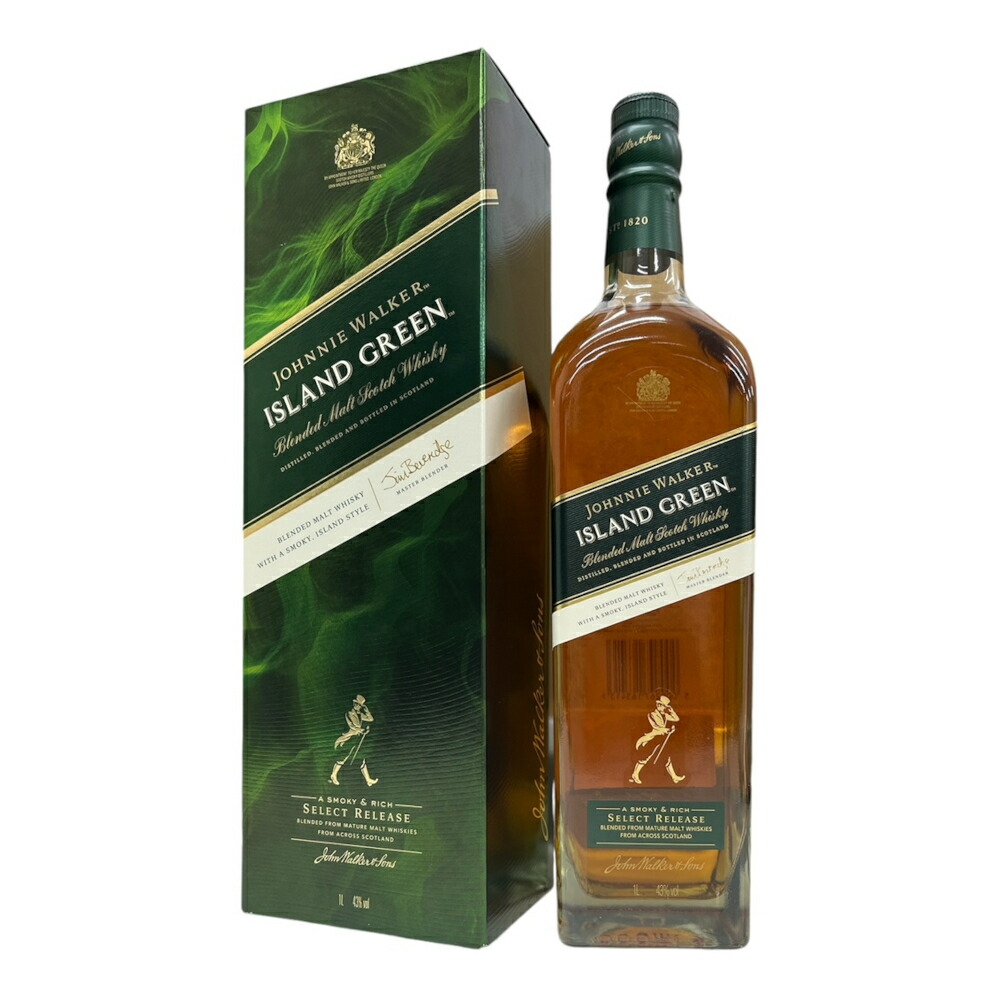 楽天市場】ジョニーウォーカー アイランド グリーン 43度 1000ml (1L
