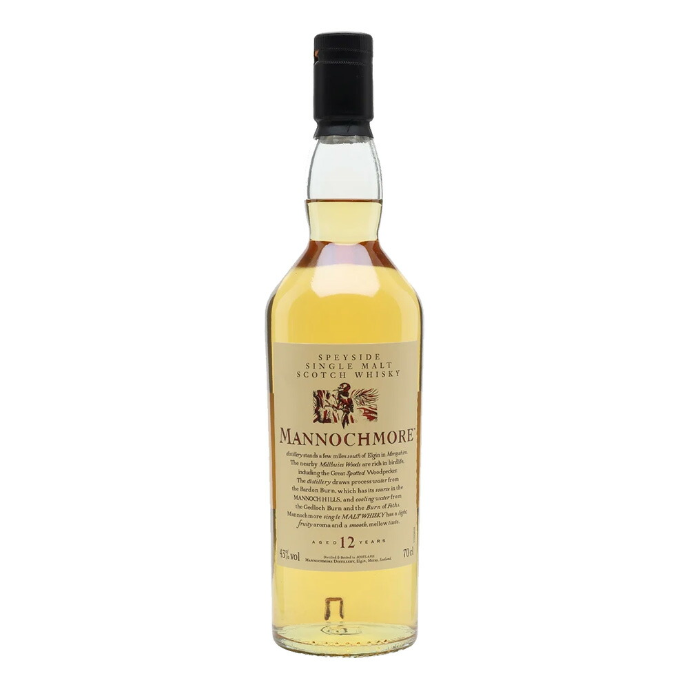 お酒 ギフト ウイスキー スペイサイド シングルモルト 花と動物 マノックモア ( Mannochmore ) 12年 43° 700ml ≪ 箱無し ≫