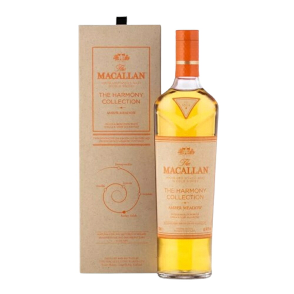 お酒 ギフト 父の日 ウイスキー スペイサイド シングルモルト マッカラン ハーモニー コレクション アンバーメドウ 44&deg; 700ml ≪ 箱入り ≫｜酒のチャップリン店