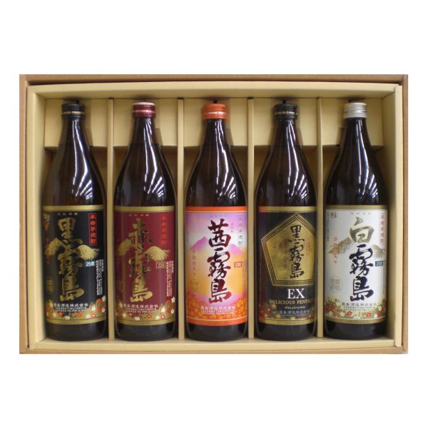 霧島酒造 焼酎 25% 1800ml 茜 黒 白各2本セット 霧島酒造】茜霧島・黒霧島EX・赤霧島(25度)900ml×8本 ≪みや