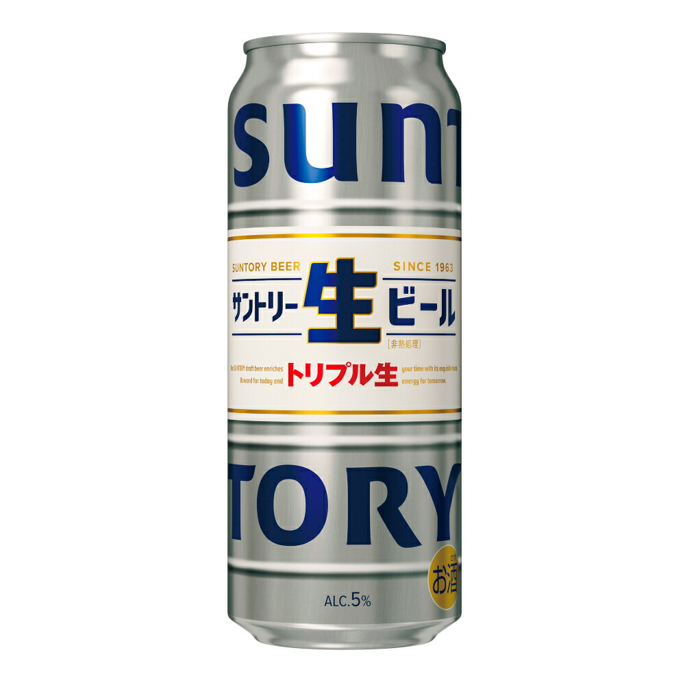 楽天市場】サントリー サントリー生ビール 500ml×24本（1ケース）缶