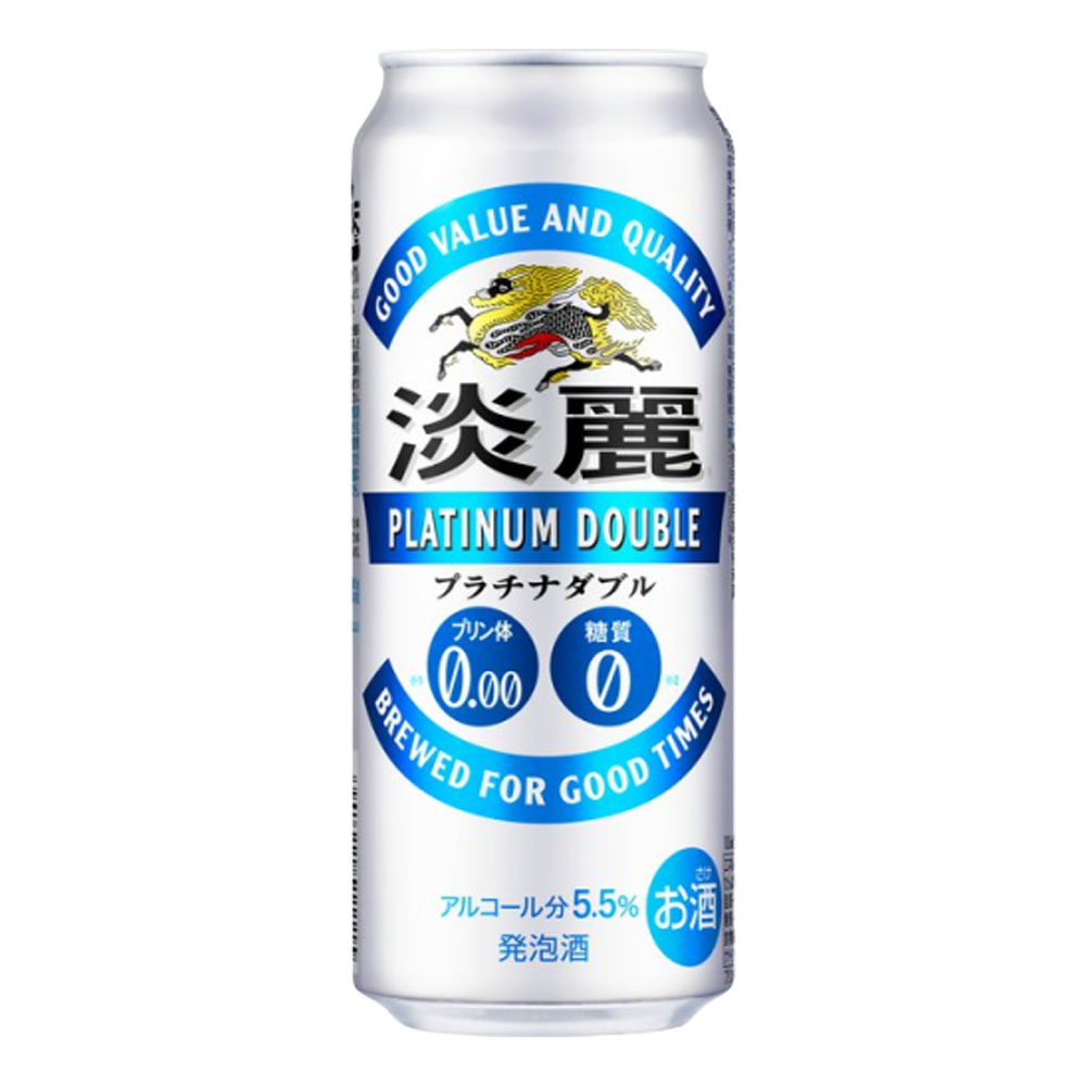 糖質ゼロ・キリン淡麗プラチナダブル500ml×24本 楽天市場】淡麗プラチナダブル【500ml】 ｜ 発泡酒 ビール