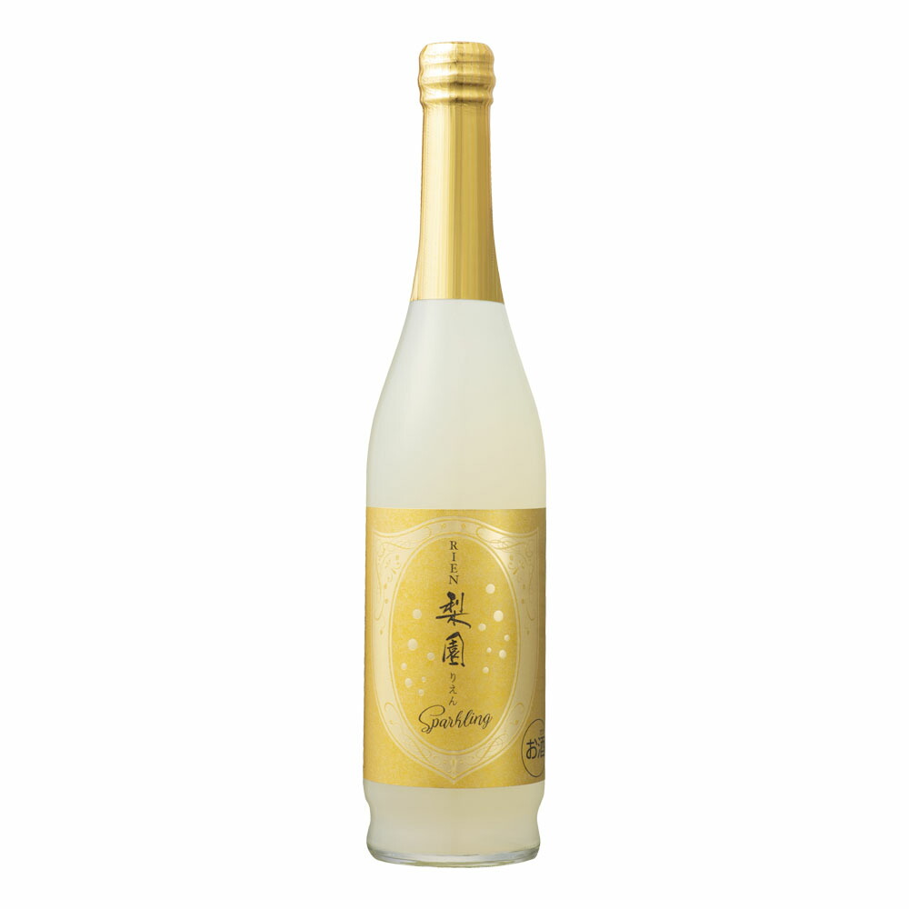 お酒 ギフト 老松酒造 梨園スパークリング 梨リキュール 6° 500ml ≪九州限定≫ 酒のチャップリン