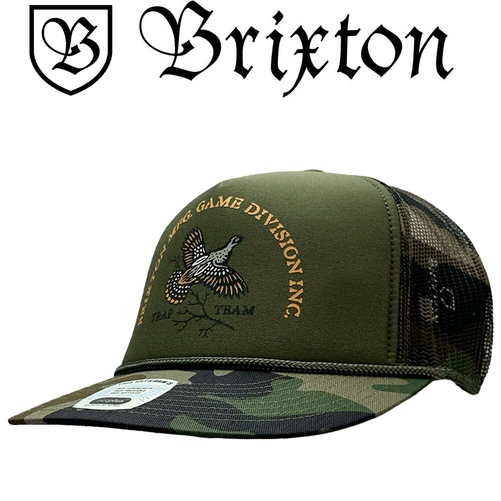 【限定セール】Brixton ブリクストン Game NP High Profile Trucker Mesh Cap ハイプロファイル トラッカー メッシュ キャップ 帽子 正規品 ユニセックス ストリート アメカジ アウトドア