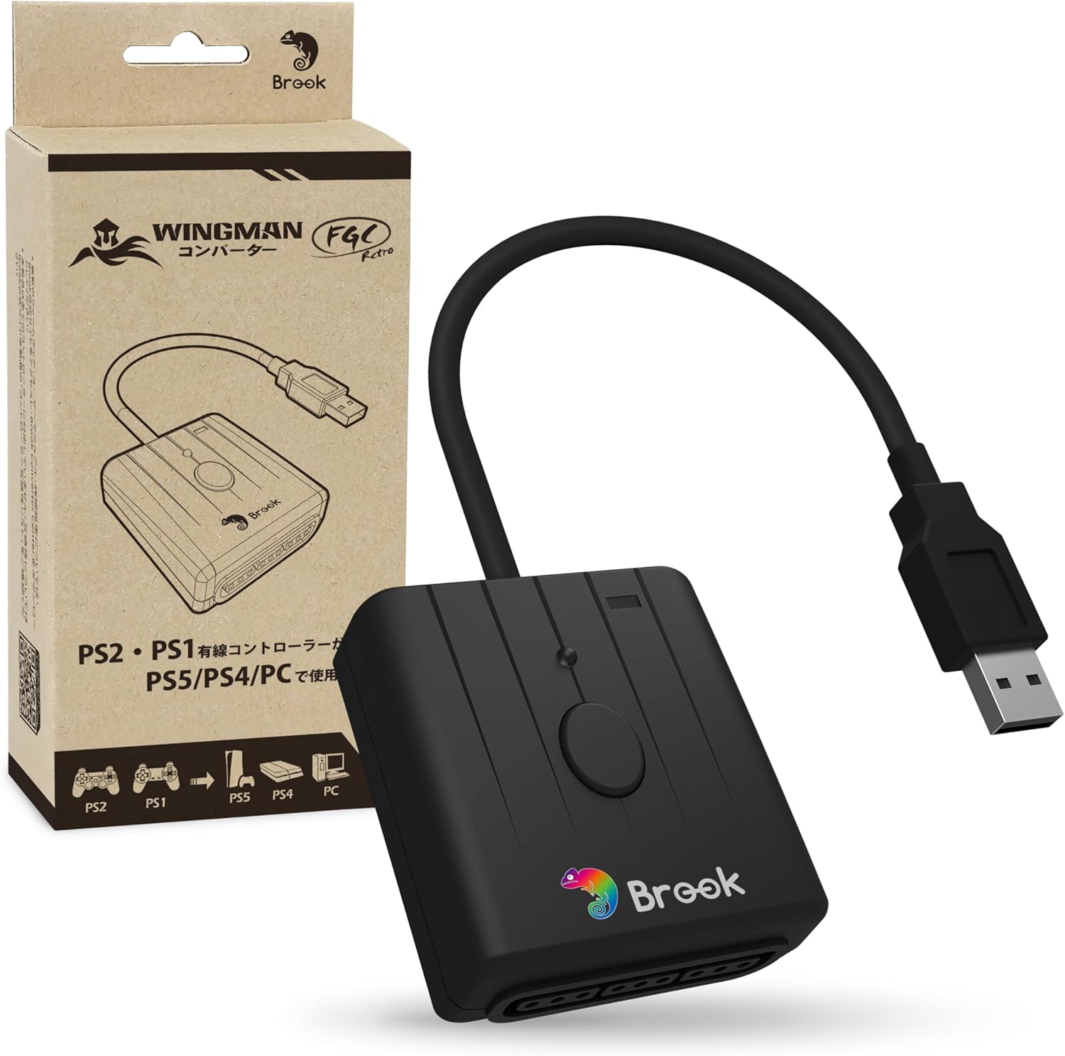 楽天市場】Brook Game Controller Super Converters PS2 PS PC ゲーム