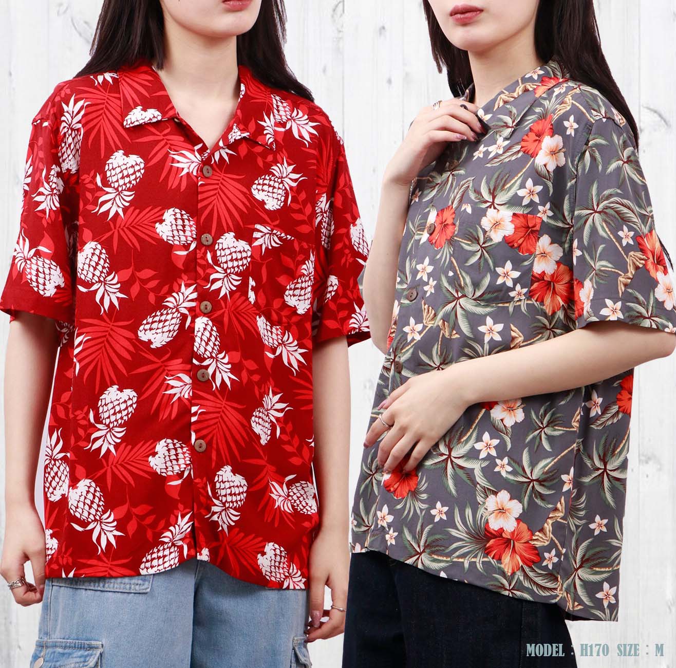 Liz claiborne 100％ レーヨン アロハ シャツ レディース L / 古着 半袖シャツ オープンカラー ハワイアン ループ留め 開襟 ボックス 総柄 Liz claiborne 100％ レーヨン アロハ シャツ レディース L