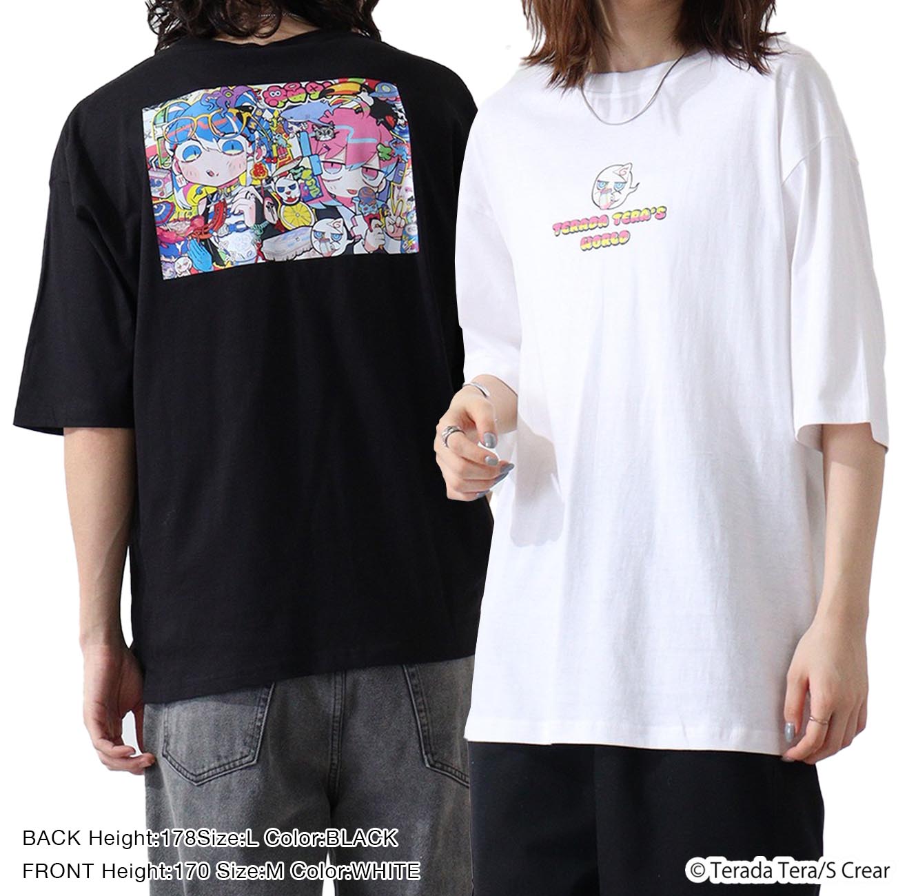 寺田てら 長袖 ロングTシャツ 初個展「レゾ」 ブラック ヘブン 「heven」 Amazon | [ヨシダユウ] 寺田てら 長袖 Tシャツ ロンT 春秋