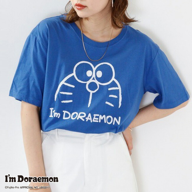 ドラえもん　Doraemon　どこでもドア　デザインプリント　Ⅿ　半袖Tシャツ ドラえもん Doraemon どこでもドア デザインプリント Ⅿ 半袖T