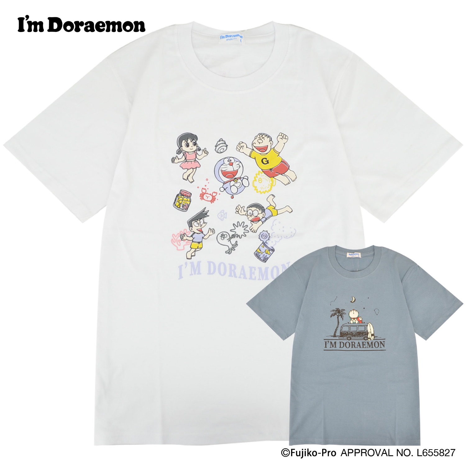 DORAEMON/ドラえもん『ビンテージTシャツ』どこでもドア/藤子F不二雄 ドラえもん - 90s 藤子F不二雄の世界展 ドラえもん ヴィンテージ