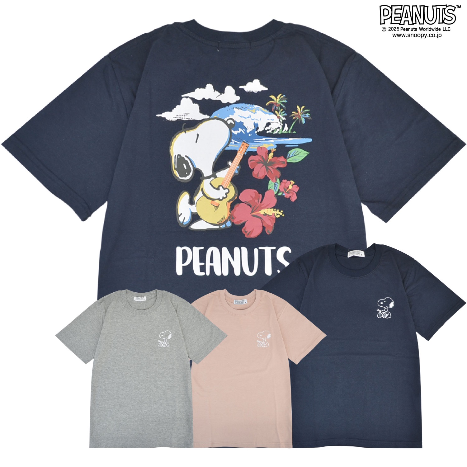 楽天市場】スヌーピー Tシャツ 半袖 トップス バック プリント