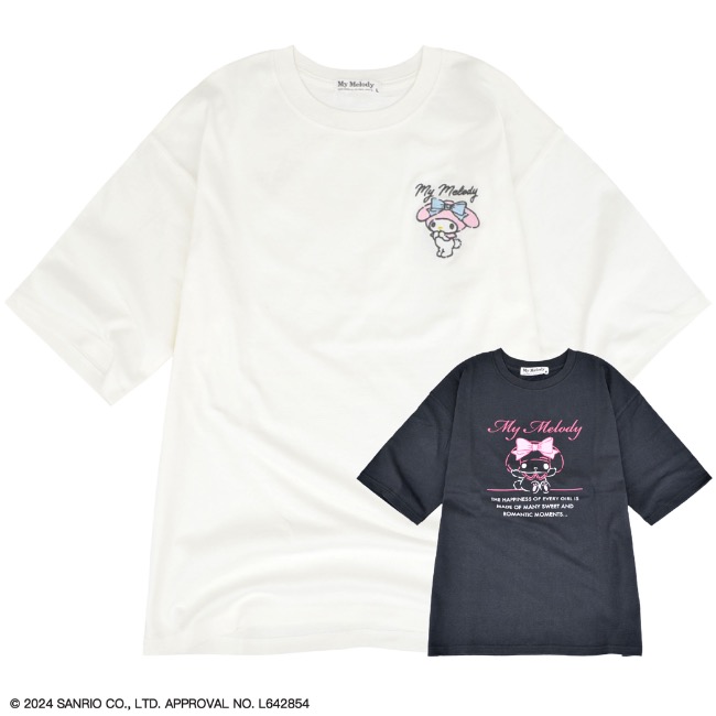 AIR SPACE × サンリオ 刺繍ロゴ メロウフリルクロップ丈Tシャツ 楽天市場】クロミ Tシャツ ちびT サンリオ キャラクターズ 刺繍