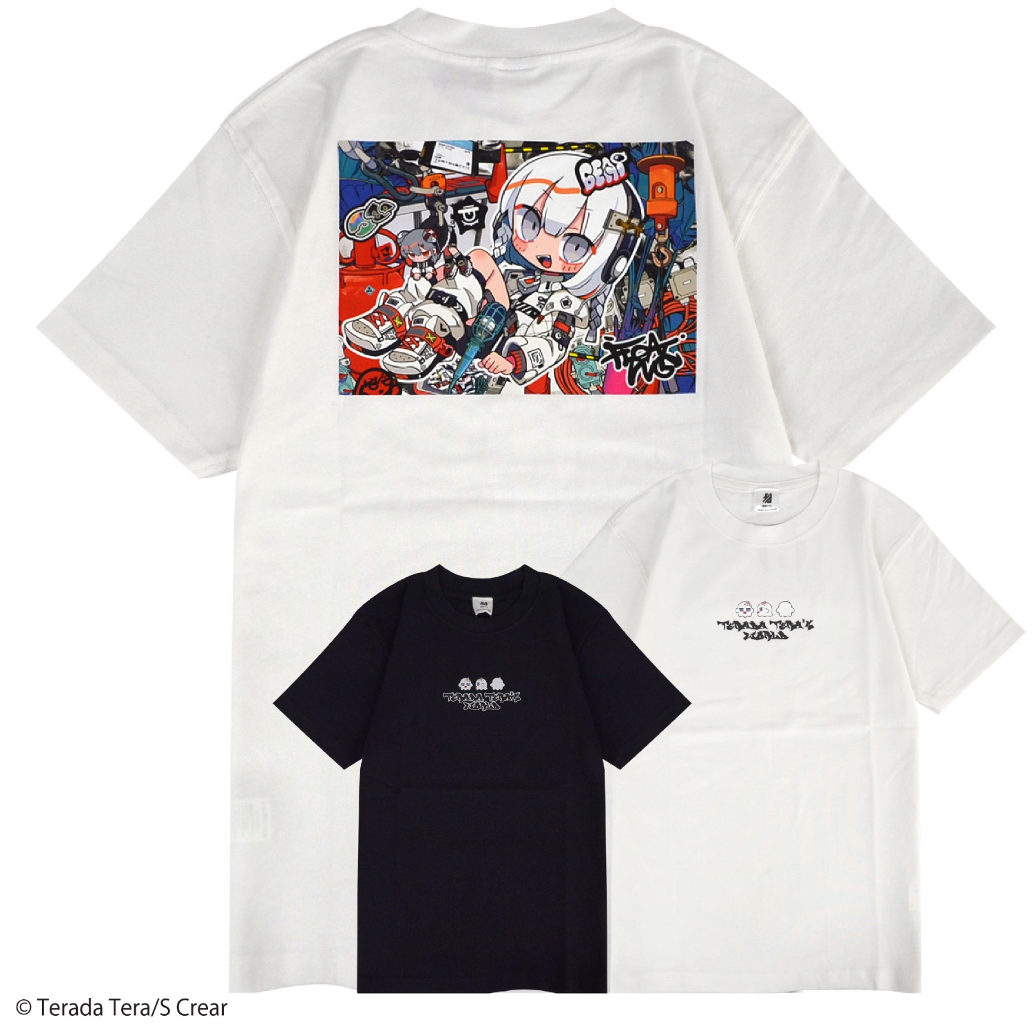 寺田てら 長袖 ロングTシャツ 初個展「レゾ」 ブラック ヘブン 「heven」 楽天市場】寺田てら 長袖 Tシャツ ロンT 春秋 かわいい イラスト