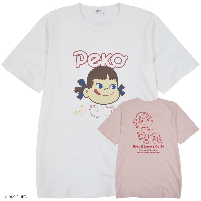 楽天市場】ペコちゃん 不二家 お菓子 パッケージ Tシャツ 半袖