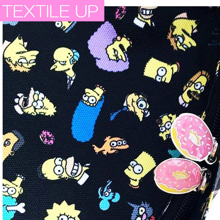 楽天市場 ザ シンプソンズ リュックサック デイパック総柄 旅行 アウトドア プレゼント 中高生 通学 キャンプ キャラ ランド 楽天市場店