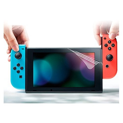 楽天市場 送料無料 任天堂 Nintendo Switch ニンテンドー スイッチ 本代用 液晶保護フィルム 光沢タイプ きゃらニャン