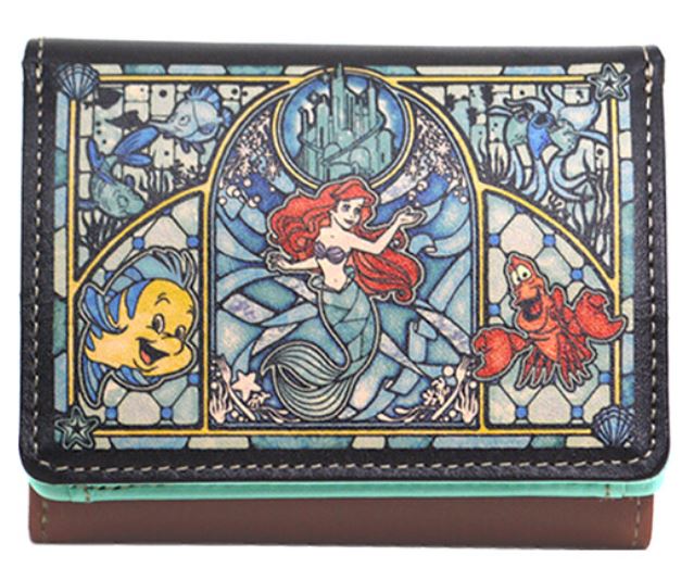 STAINED GLASS COLLECTION 4 リトル・人魚 三つ折りミニ紙入れ（SG-21）(文字記号 グッズ)
