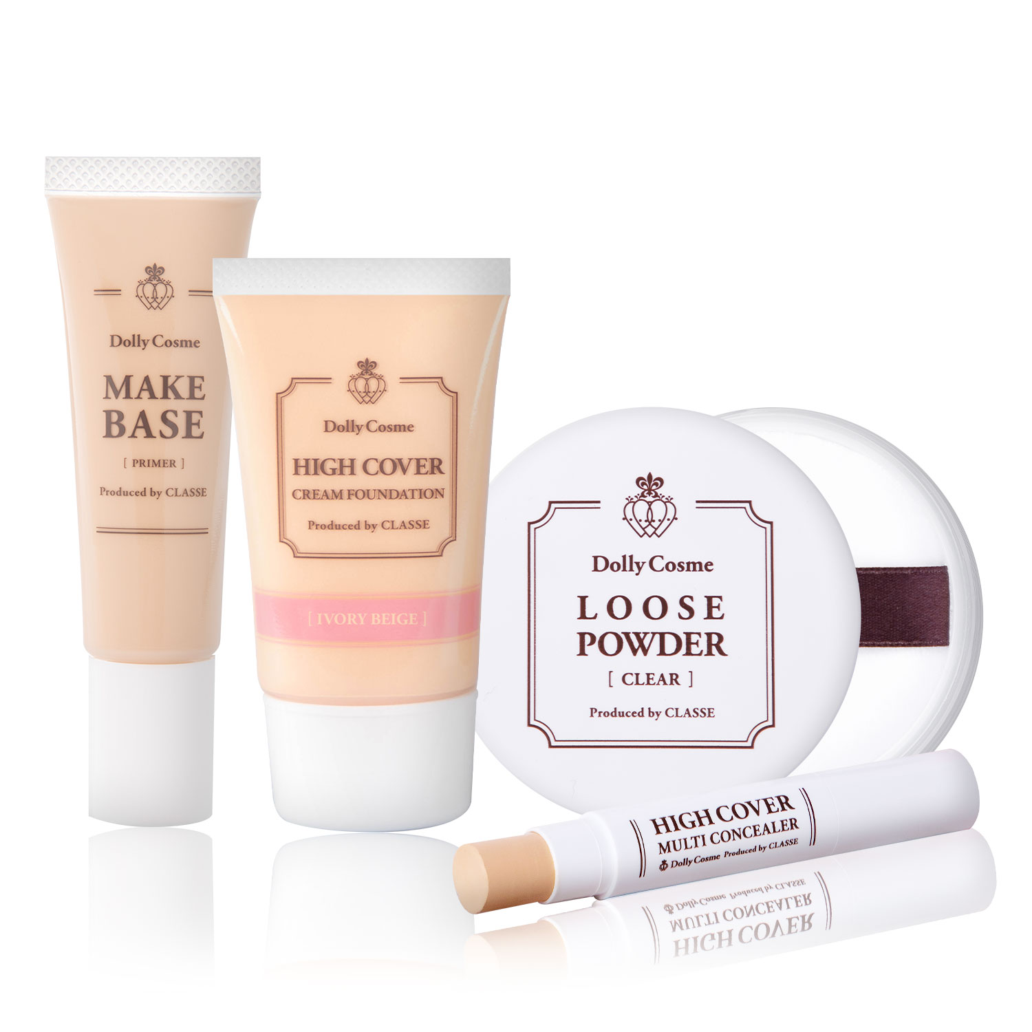 楽天市場】[クラッセ] DollyCosme ドーリーコスメ ベースメイクセット