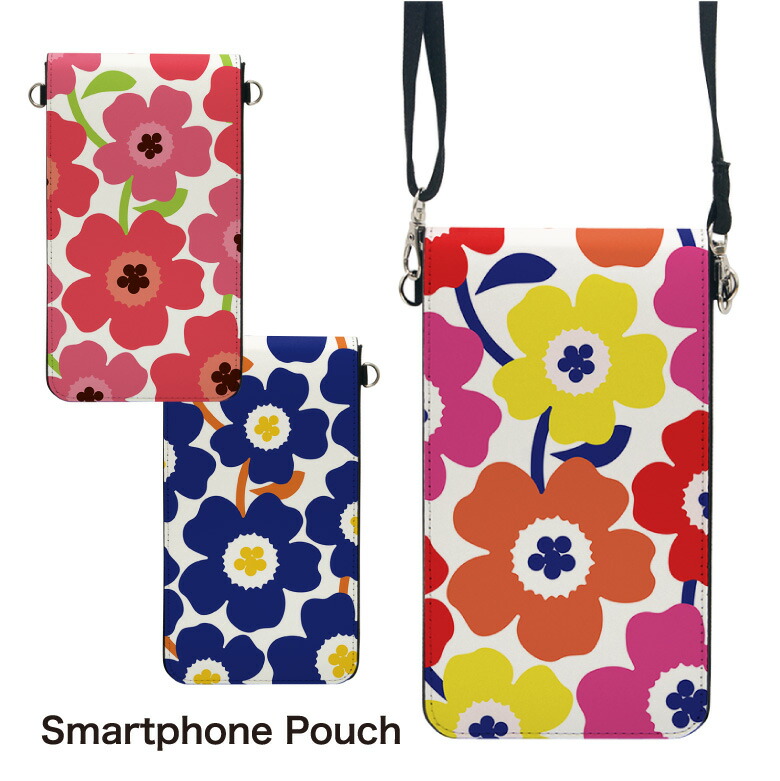 レオナール✴️花柄　肩掛けポーチ(スマホ⭐ポーチ) レオナール✴️花柄 肩掛けポーチ(スマホ⭐ポーチ) Amazon.co.jp