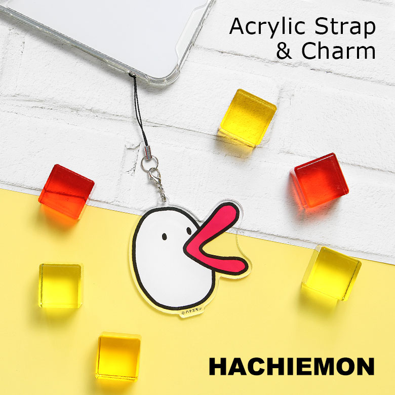 楽天市場】【公式】ハチエモン モバイルアクリルストラップ Lサイズ