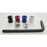 スギノテクノ 『Torque_bolt_r』トルクスボルト & ヘキサゴンナットセット 5ケ/レンチ付 レッド 0204180004