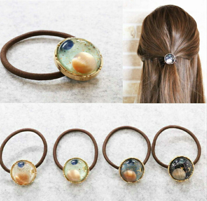 楽天市場】土星モチーフのヘアゴム宇宙柄 ギャラクシー柄 スペース柄