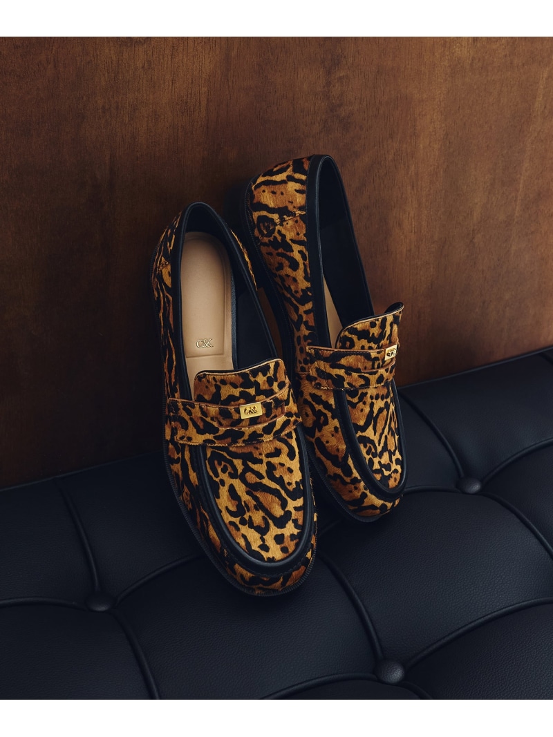 Georgina ジョージナ レザーメタリックアクセント ペニーローファー CHARLES & KEITH チャールズアンドキース シューズ・靴 ローファー【送料無料】[ Fashion]