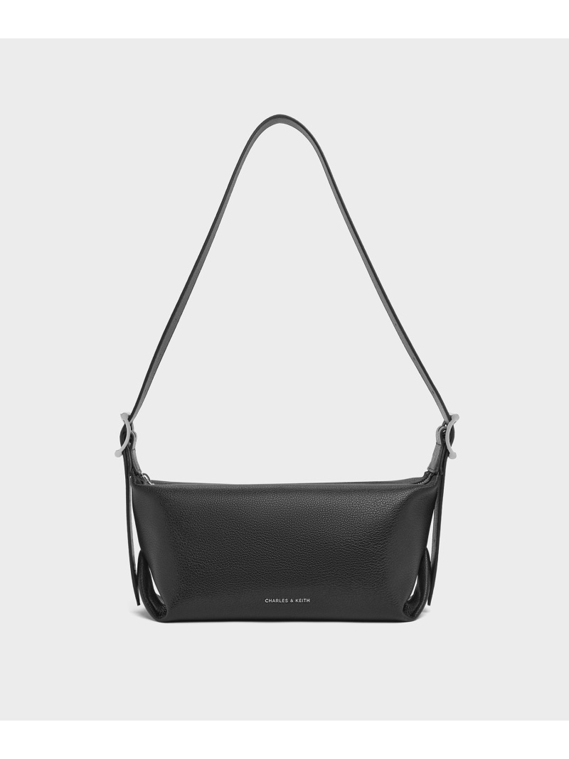 Zora ゾラ バックルストラップスラウチーショルダーバッグ CHARLES & KEITH チャールズアンドキース バッグ ショルダーバッグ【送料無料】[ Fashion]