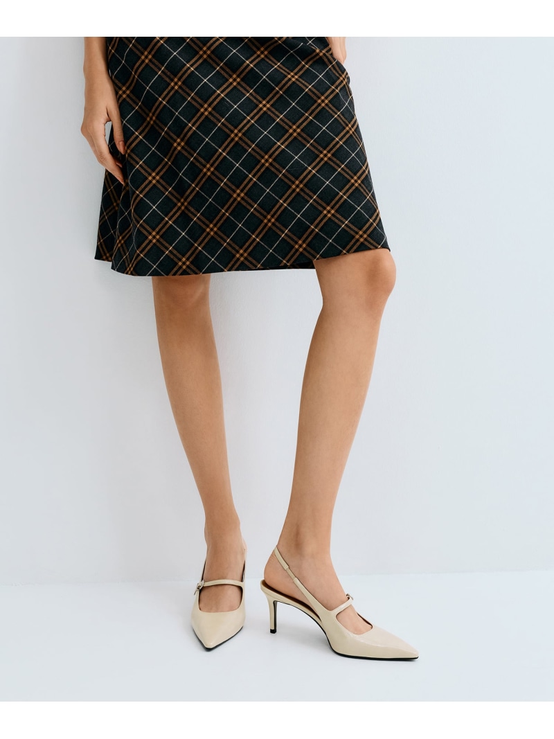 ポインテッドトゥ メリージェーンスリングバックパンプス CHARLES & KEITH チャールズアンドキース 福袋・ギフト・その他 その他 ブラック ベージュ【送料無料】[ Fashion]｜CHARLES ＆ KEITH
