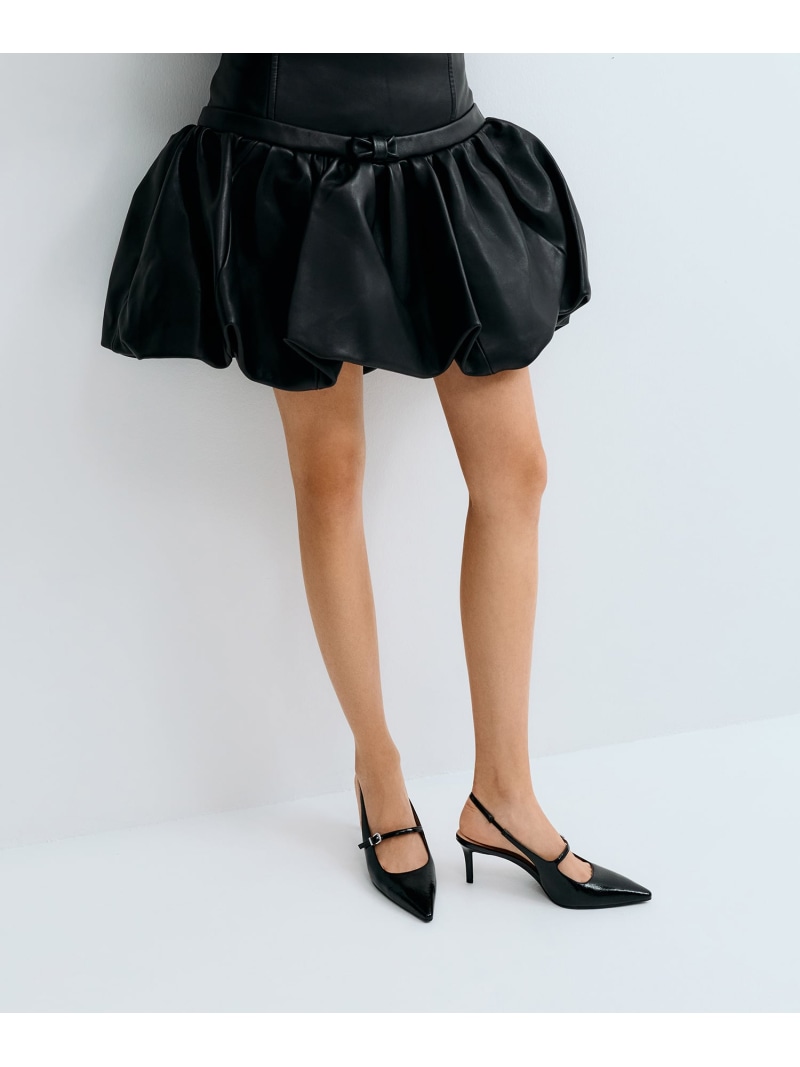 ポインテッドバックルストラップ フラット CHARLES & KEITH チャールズアンドキース 福袋・ギフト・その他 その他 ブラック ベージュ【送料無料】[ Fashion] 6,853円