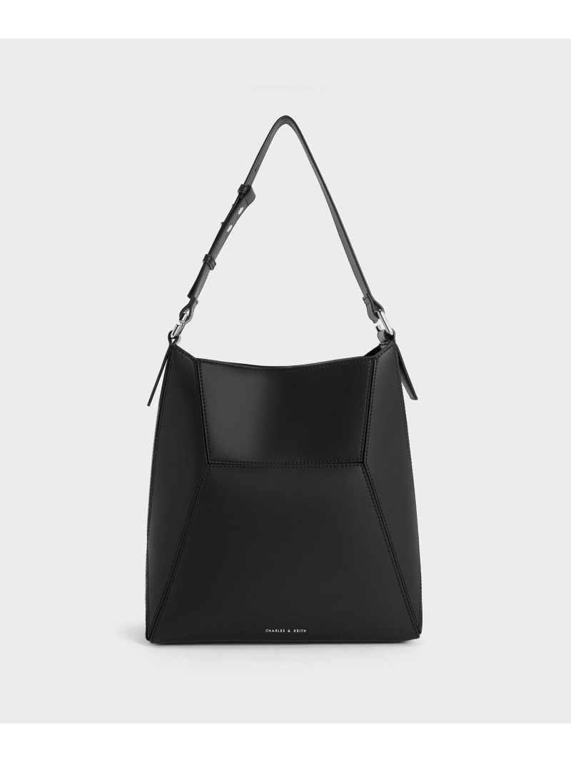 Nasrin ナスリン ジオメトリックトートバッグ CHARLES \u0026 KEITH チャールズアンドキース 御徒面子 トートバッグ 赤銅色【貨物輸送無料】[ Fashion]