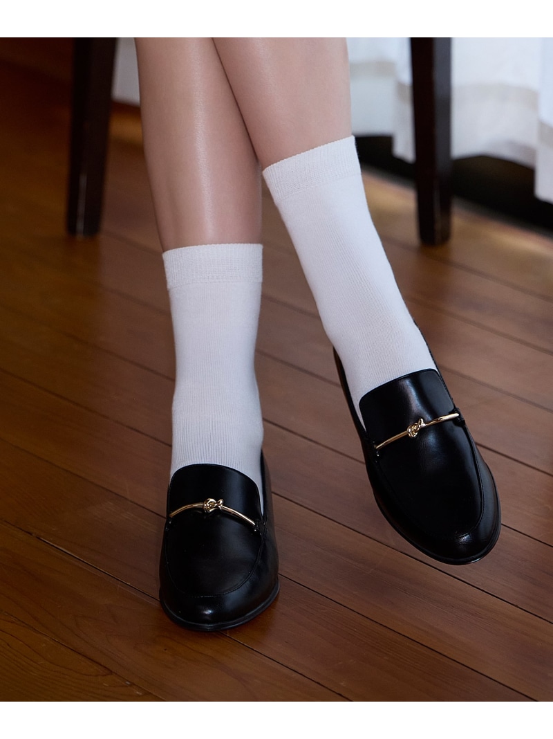 メタリック ノットバーローファー CHARLES & KEITH チャールズアンドキース シューズ・靴 ローファー ブラック ブラウン【送料無料】[ Fashion]
