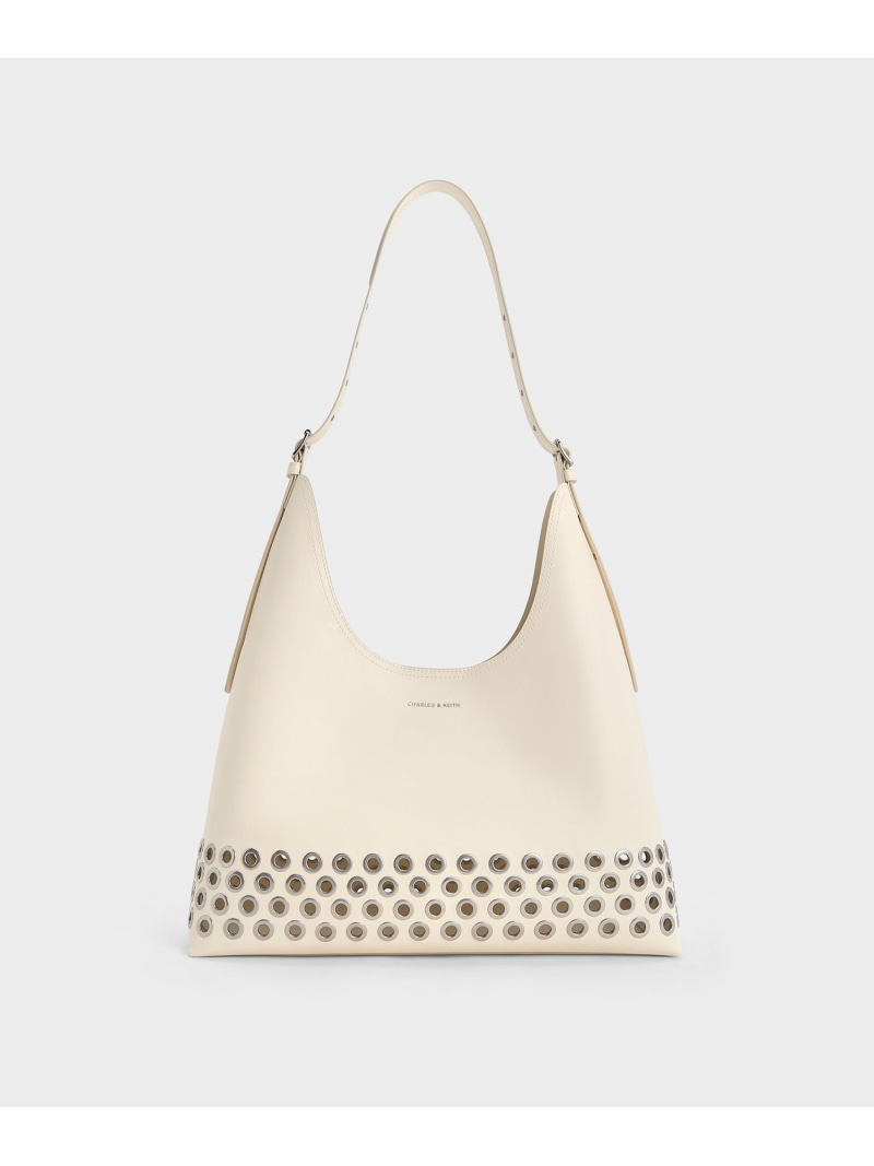 【SALE／40%OFF】Liv リブ グロメットホーボーバッグ CHARLES & KEITH チャールズアンドキース バッグ トートバッグ【RBA_E】【送料無料】[ Fashion] 8,391円