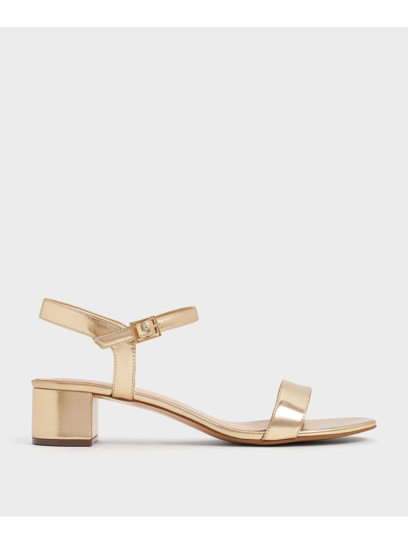 ブロックヒール アンクルストラップサンダル CHARLES & KEITH チャールズアンドキース シューズ・靴 サンダル【送料無料】[ Fashion]