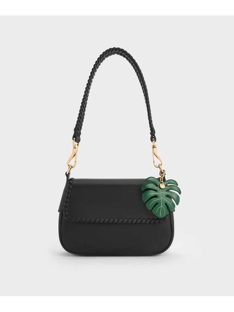 Blume ブリュム ブレードショルダーバッグ CHARLES & KEITH チャールズアンドキース バッグ ショルダーバッグ ブラック【送料無料】[ Fashion]