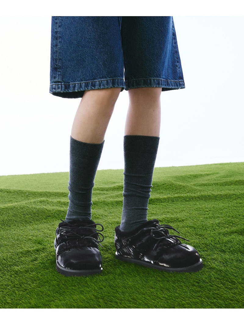 Egan イーガン ナイロンパフィーパネルド レースタイミュール CHARLES & KEITH チャールズアンドキース シューズ・靴 サンダル【送料無料】[ Fashion]