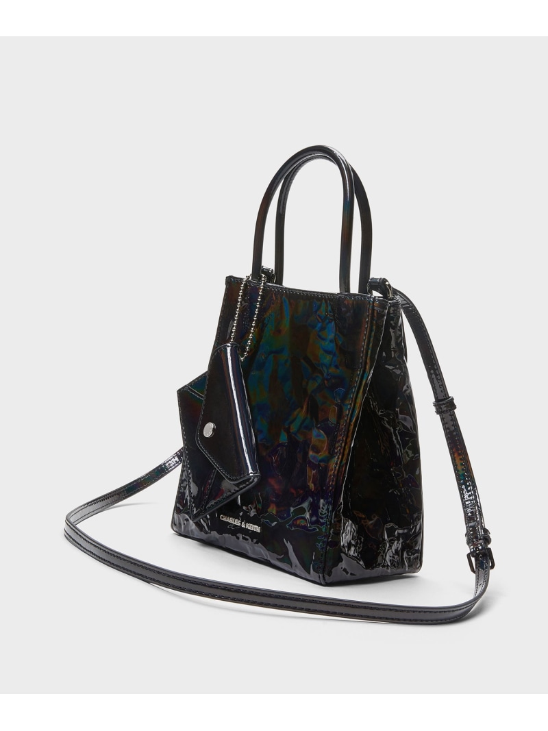 Matina マチナ イーロンゲイティドトートバッグ CHARLES & KEITH チャールズアンドキース バッグ トートバッグ ホワイト【送料無料】[ Fashion]