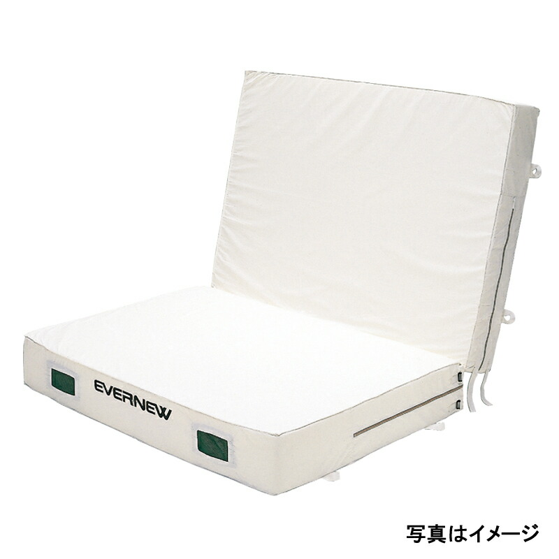 エバニュー EGD164 屋内ﾏｯﾄ二折滑止付200×300×40 4934048440909 EVERNEW 学校体育器具【 (到着までの最短納期はメーカーに確認後、ご連絡いたします)】
