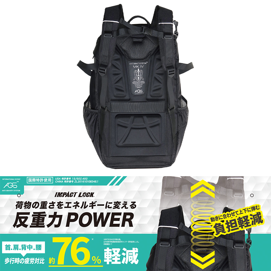 Ags機能付きワークリュック 40l 大容量 ワーカーズリュック 現場用バッグ 現場作業用リュック 黒 メンズ 大学生 ビジネス ヘルメット収納 安全靴収納 撥水 通勤 通学 歩行時負担軽減 バックパック Rvcconst Com