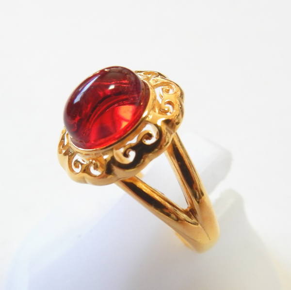 ☆ht☆美品！琥珀の置物 楽天市場】天然琥珀 アンバー ストレッチリング リング ring