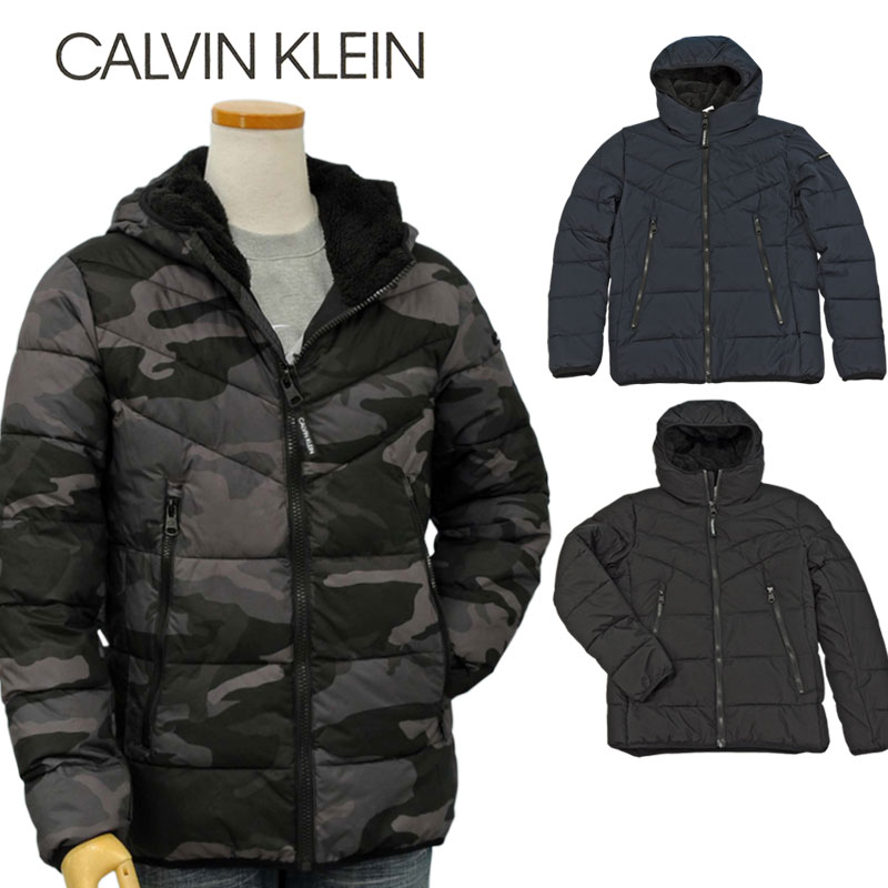 Calvin Klein Jeans Men\u0027s\u003cBR\u003eボアボンネット付 中綿上衣\u003cBR\u003eカルバンクライン中綿上衣\u003cBR\u003eLL,XL,大層らしい大きさ !\u003cBR\u003e