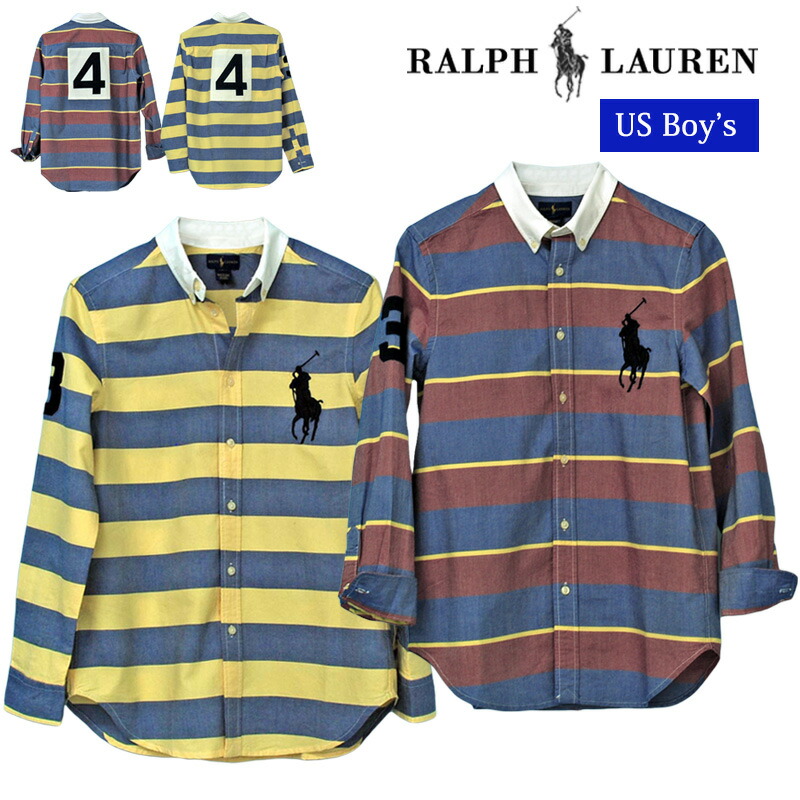 楽天市場】POLO by Ralph Lauren Boy'sビッグポニー長袖ラガー