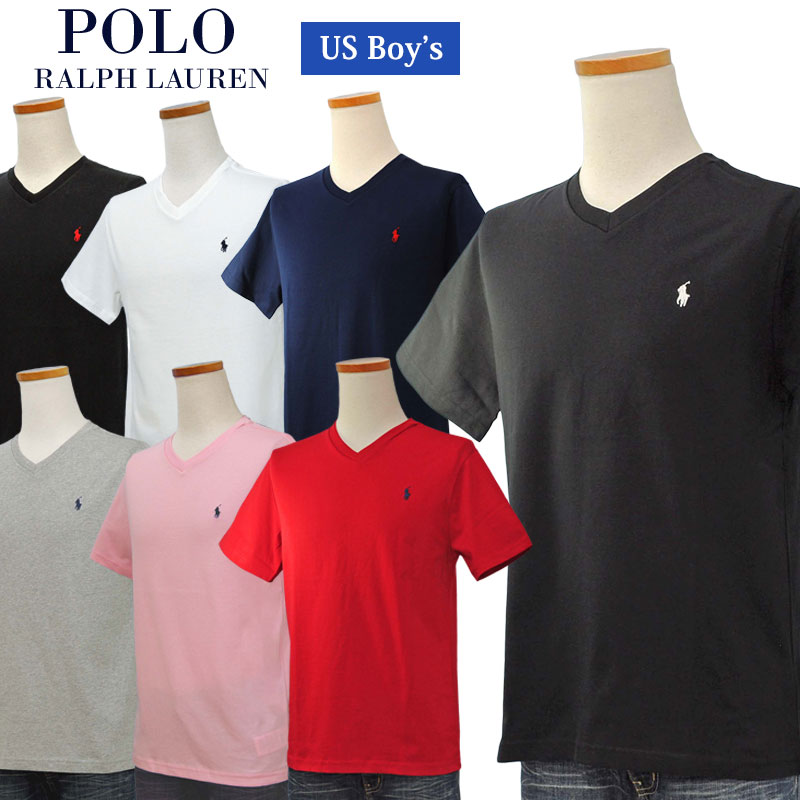 楽天市場】POLO by Ralph Lauren Boy's 定番Vネック ポイント半袖T