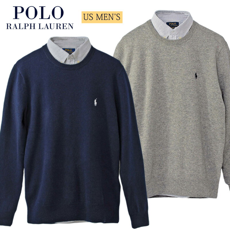 楽天市場】POLO by Ralph Lauren Men's定番カシミヤ混 ケーブル編み