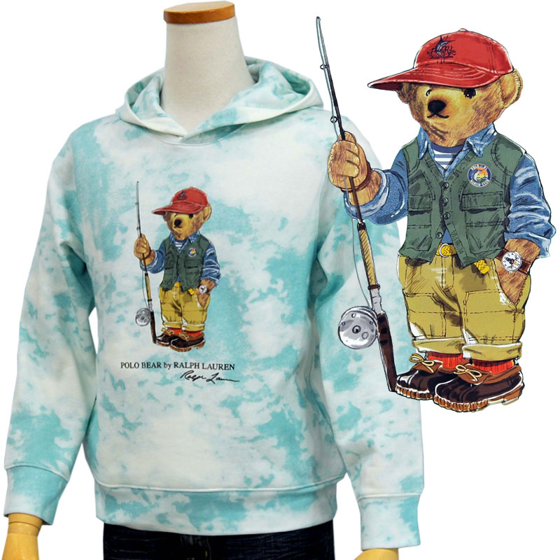 POLO Ralph Lauren Boy'sポロベアータイダイ染 裏起毛パーカーラルフローレン ポロベアー送料無料｜ポロ、Ｔシャツの店チープトック
