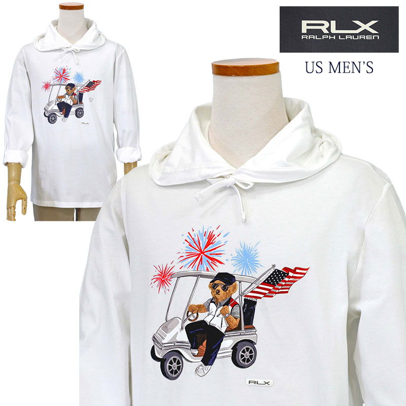 RLX POLO GOLF by Ralph Lauren Men\u0027s\u003cBR\u003eポロゴルフ ポロベアー 長袖 Tパーカー\u003cBR\u003eラルフローレン ポロベアーパーカー\u003cBR\u003e